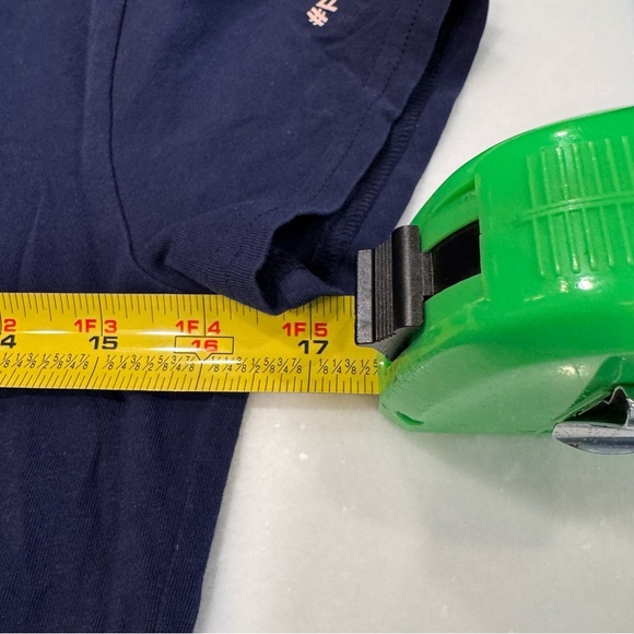 Pink Pony Ralph Lauren LOVE Tee Shirt Cotton Navy & Pink Size SP - Picture 5 of 9